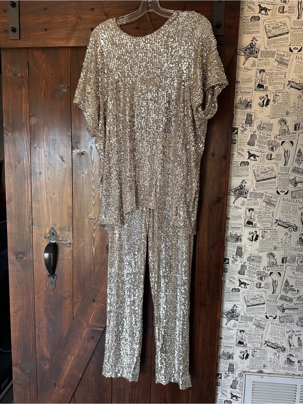 WinGate Women’s Sequins Pants Sz 0 Elastic Waist WinGate shirt Size M